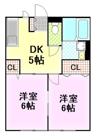 大場駅 徒歩7分 2階の物件間取画像